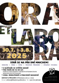 ORA ET LABORA 30. 7. - 3. 8. 2025 ǀ Staň se na pár dní mnichem!